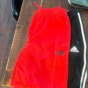 Adidas Men’s  Red and Black Jogger shorts